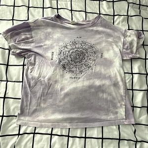 Purple graphic tee